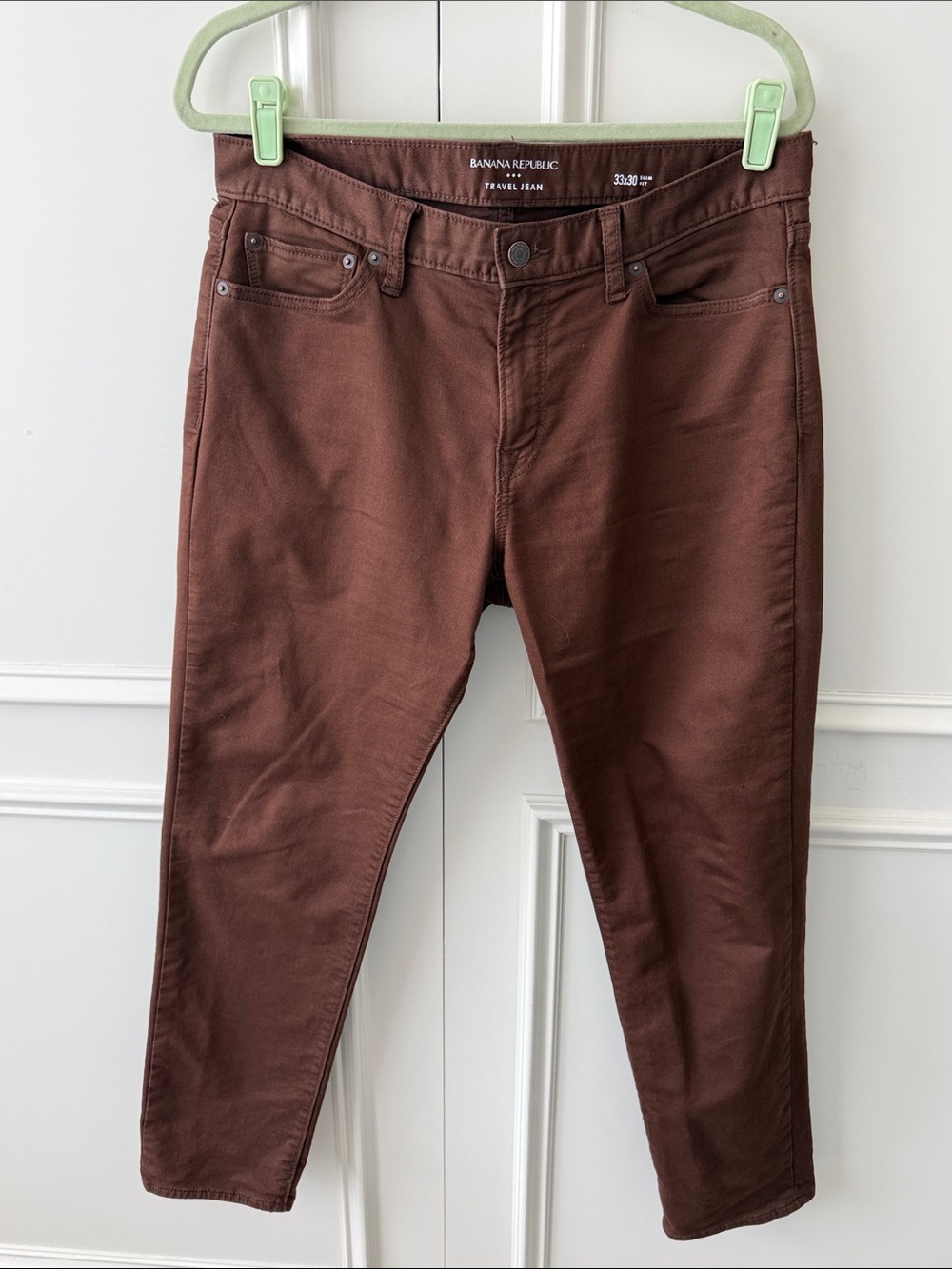 Banana Republic Brown Ankle Jeans - Cropped Straight